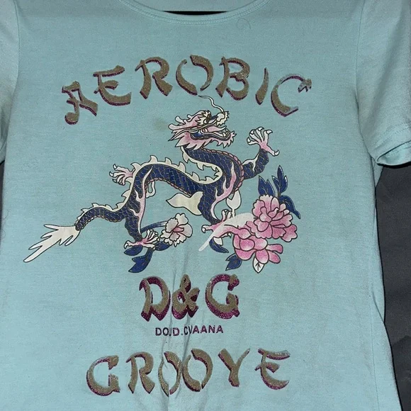 Vintage Dolce and Gabbana Graphic baby tee - Picture 6 of 8